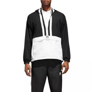 adidas Originals Black and White Windbreaker